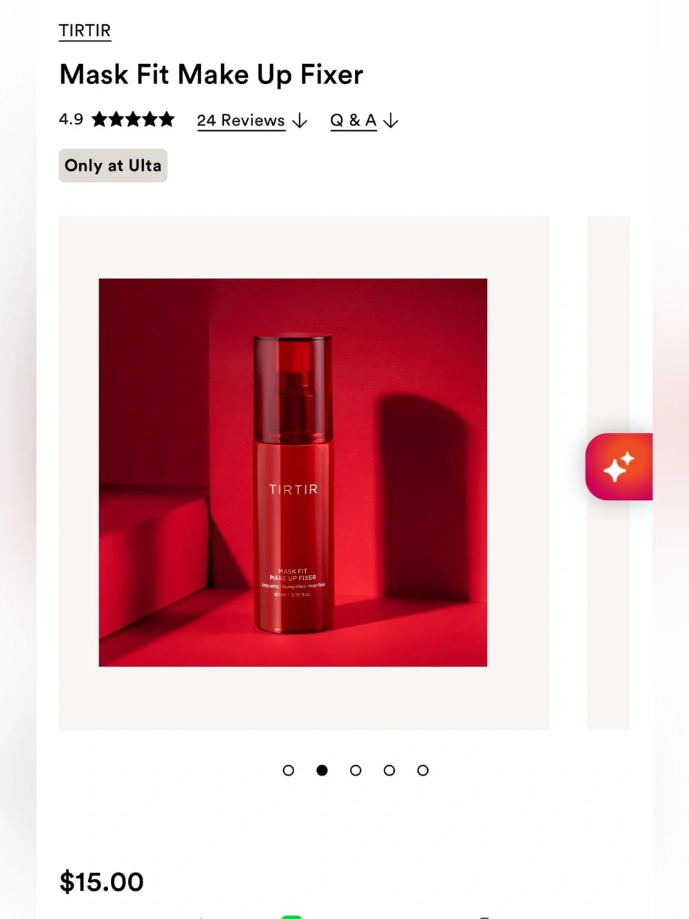TIRTIR Mask Fit Make Up Fixer